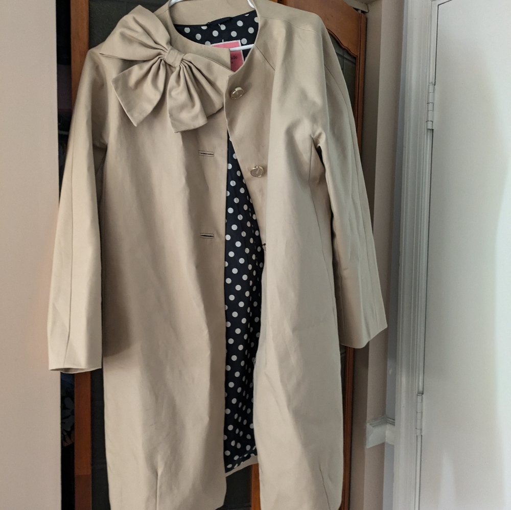Kate Spade bow coat